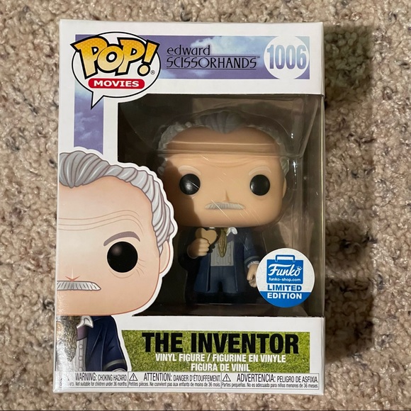 Funko Pop! Movies #1006 EDWARD SCISSORHANDS THE INVENTOR Funko Limited Edition - Picture 2 of 7